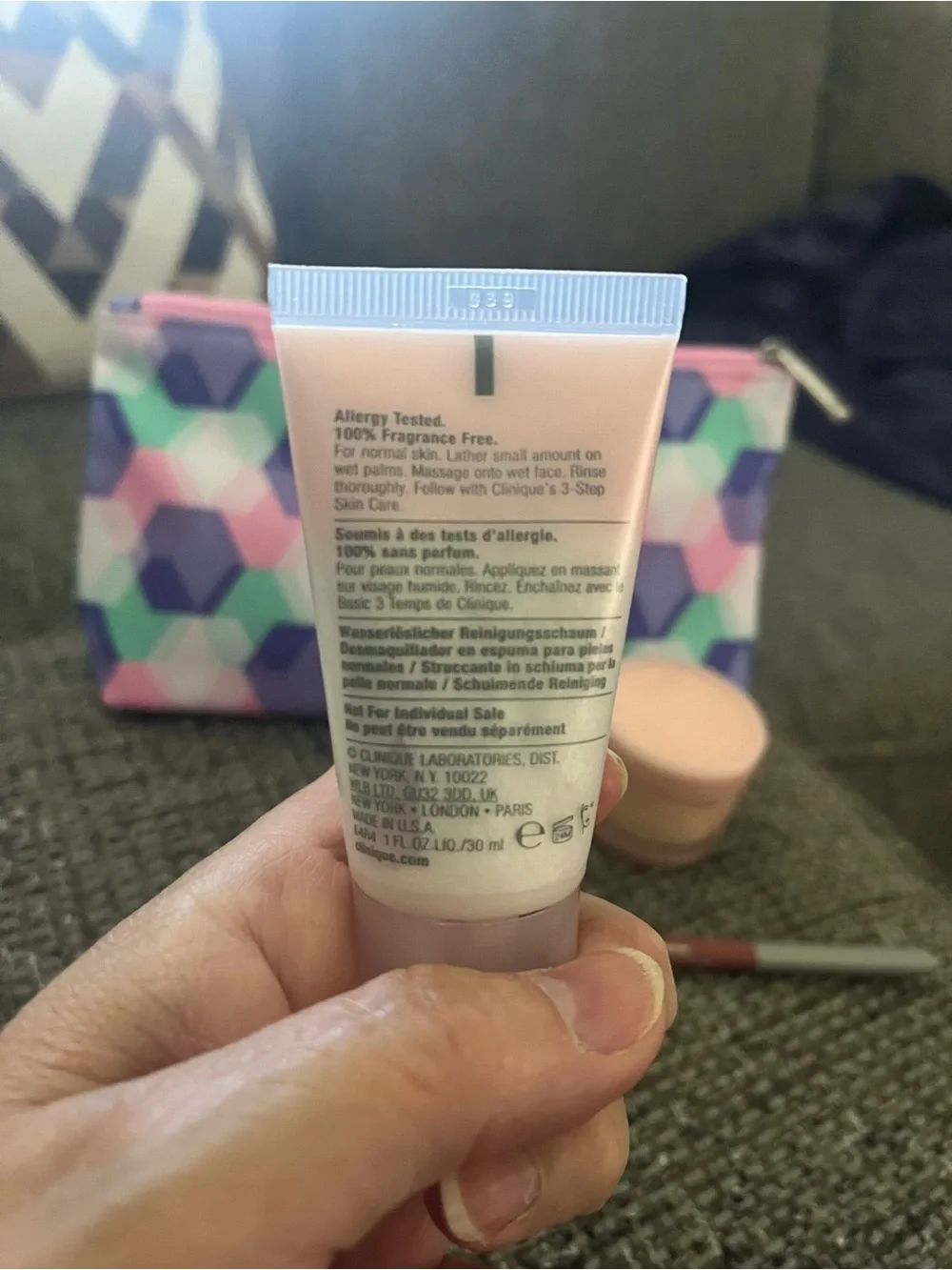New Clinique 6 Piece w/Pouch